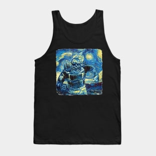 Ghost Rider Van Gogh Style Tank Top